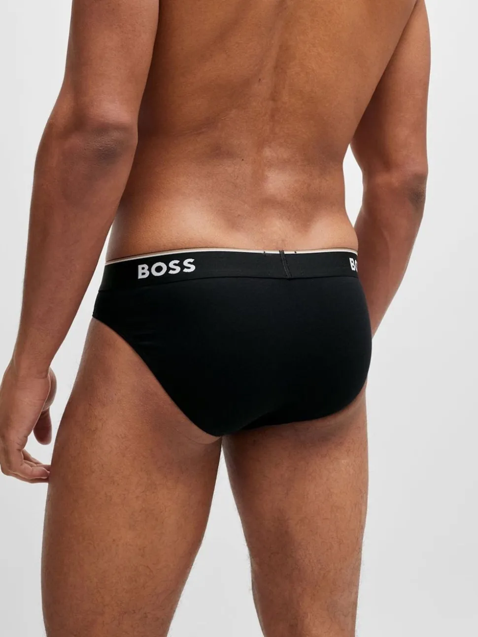 BOSS Black Power Stretch Cotton 3 Pack Briefs