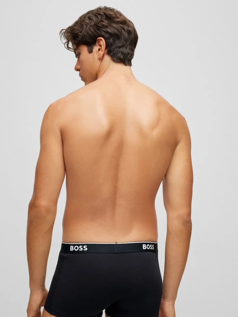 BOSS Black Power Stretch Cotton 3 Pack Boxers