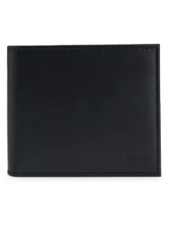 BOSS Black Randy Signature Logo Billfold Wallet