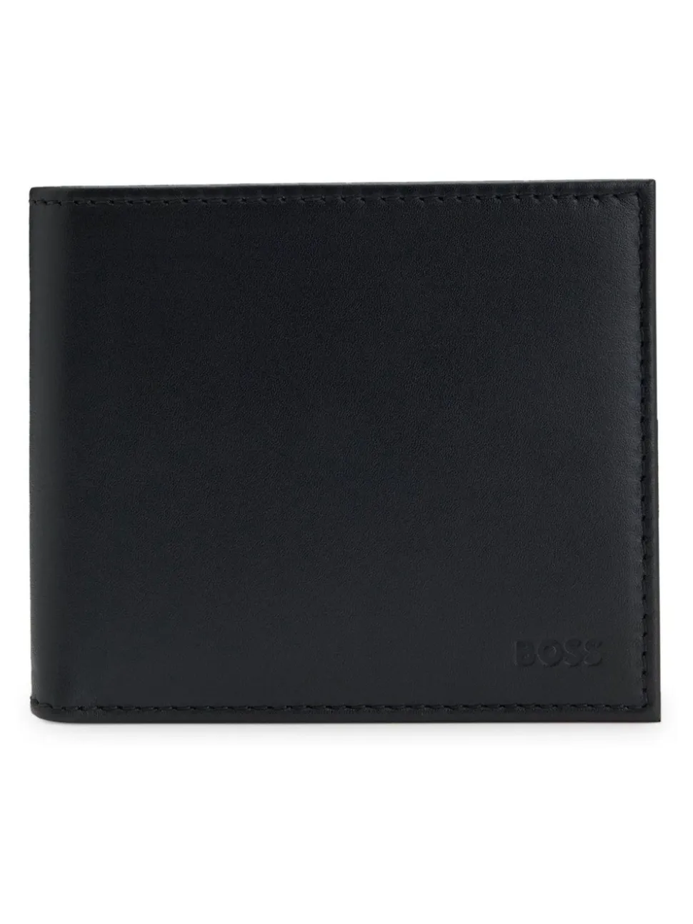 BOSS Black Randy Signature Logo Billfold Wallet