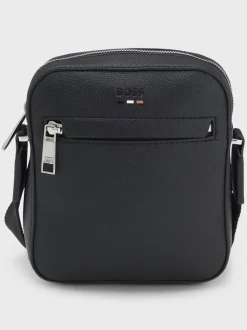 BOSS Black Ray Logo Zip Bag