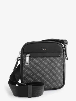 BOSS Black Ray Logo Zip Bag