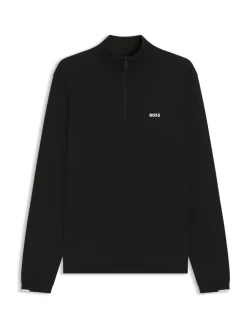 BOSS Black Regular Fit Ever Quarter Zip Jumper