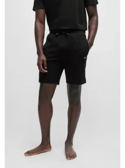BOSS Black Regular-Fit Logo Stretch Shorts