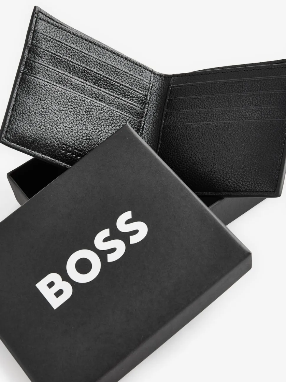 BOSS Black Signature Logo Ray Billfold Wallet