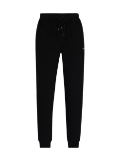 BOSS Black Stretch Cotton Tracksuit Bottoms