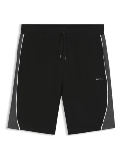 BOSS Black Stripe Detail Logo Shorts