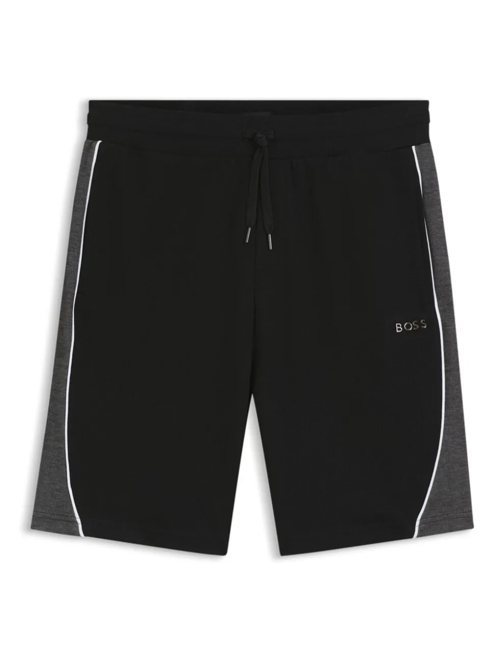 BOSS Black Stripe Detail Logo Shorts