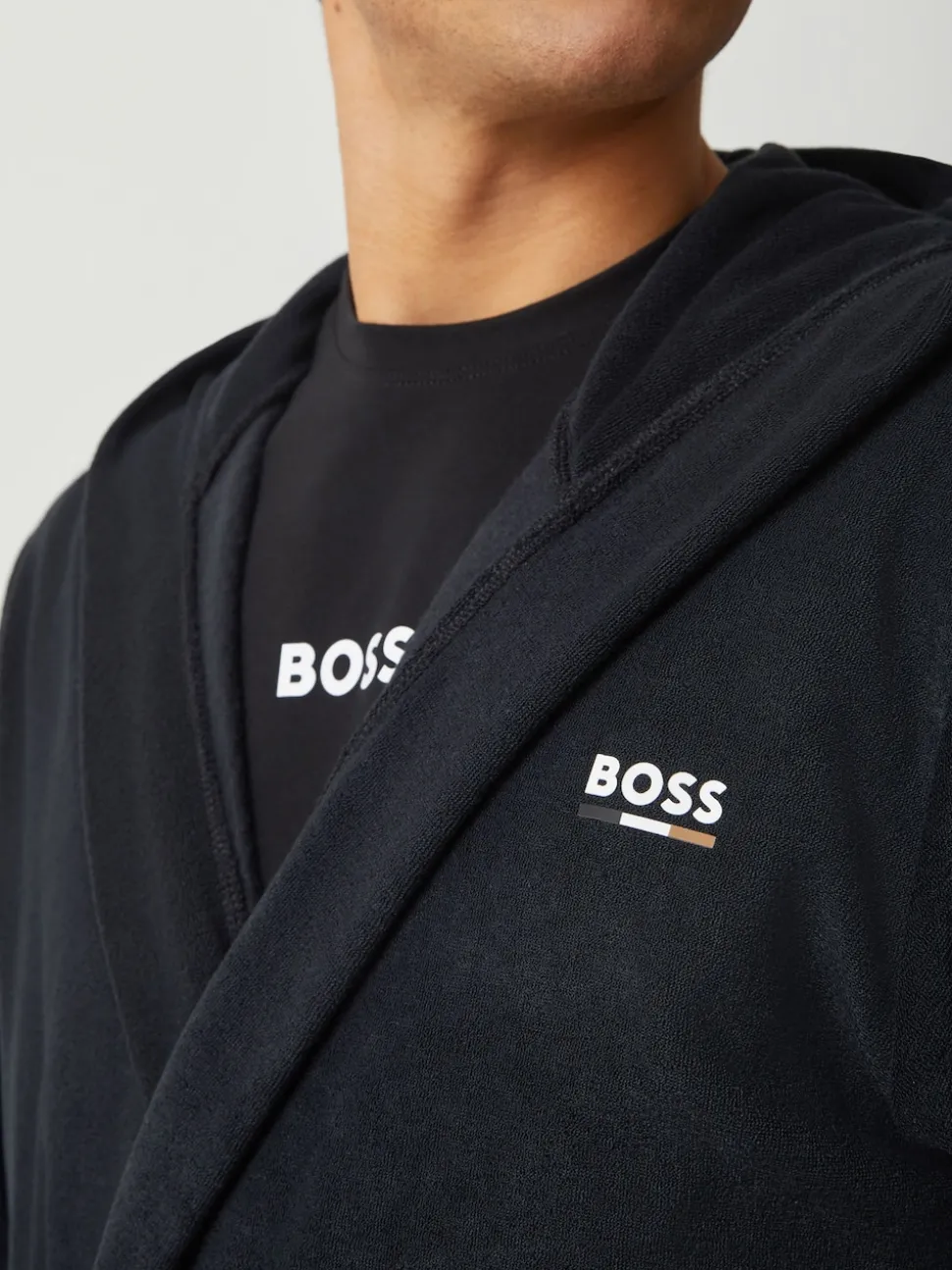 BOSS Black Terry Logo Robe