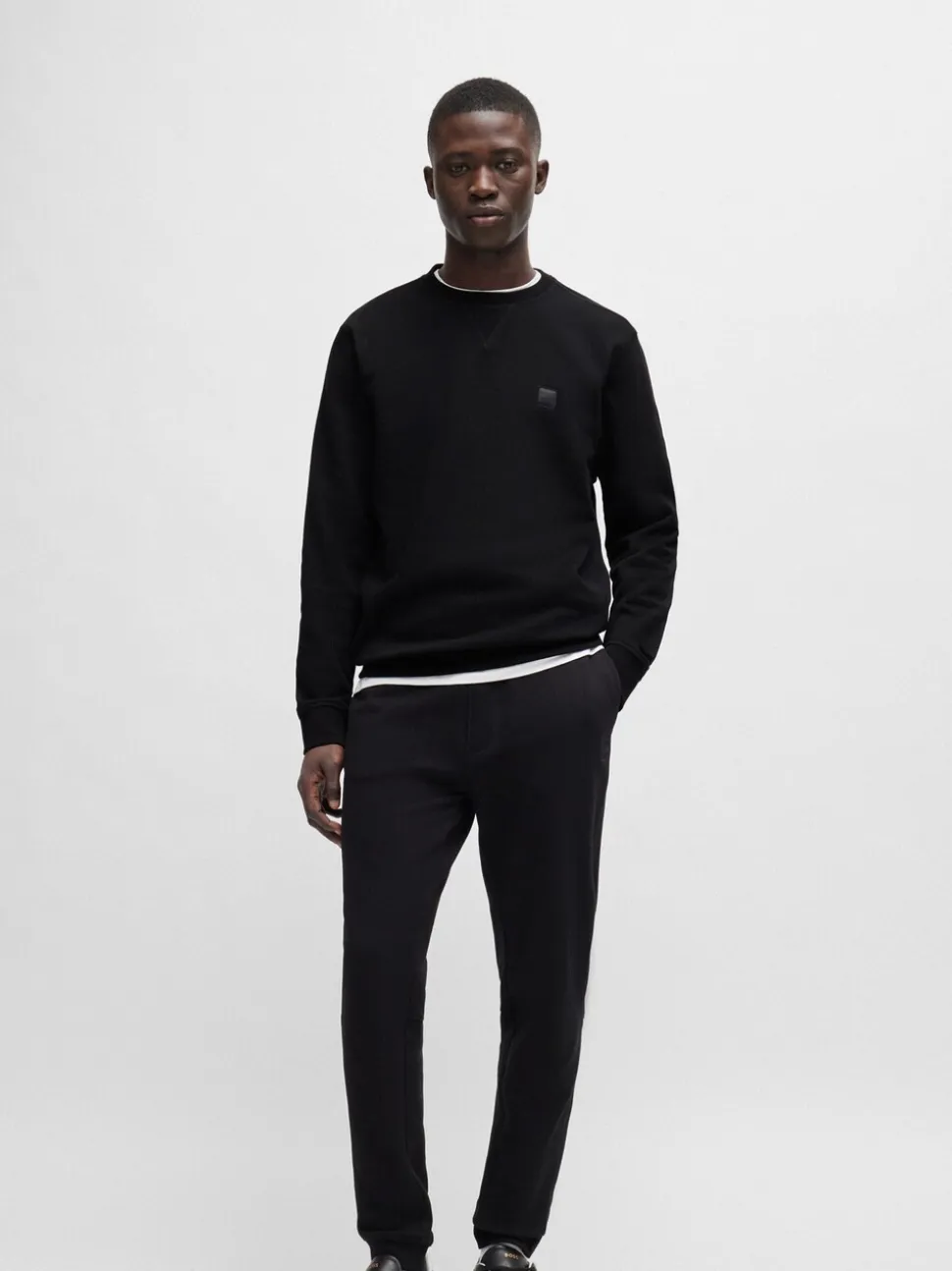 BOSS Black Westart Crew Neck Logo Sweatshirt