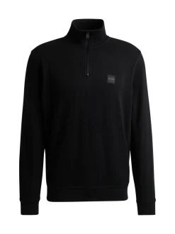 BOSS Black Zetrust Logo Quarter Zip Sweatshirt
