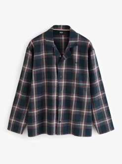 BOSS Blue Check Pyjamas Set