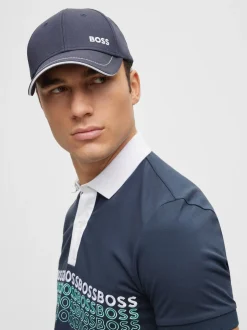 BOSS Blue Cotton-Twill Cap