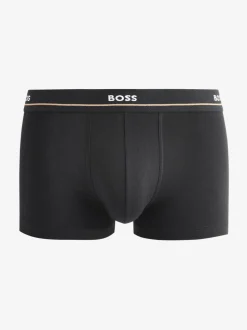 BOSS Blue Logo Waistband Stretch Cotton Trunks 5 Pack