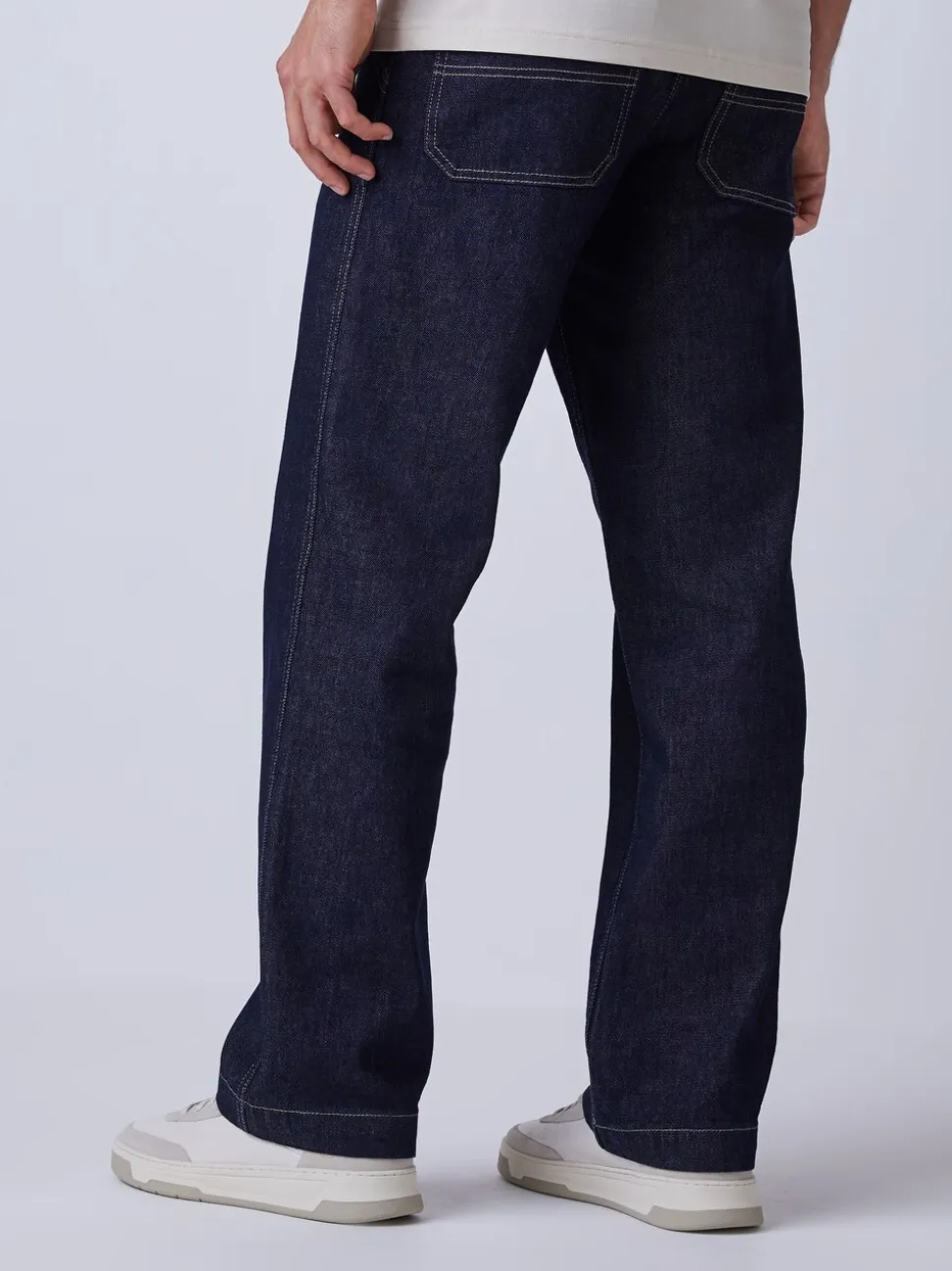 BOSS Blue Loose Fit Denim Jeans