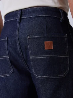 BOSS Blue Loose Fit Denim Jeans