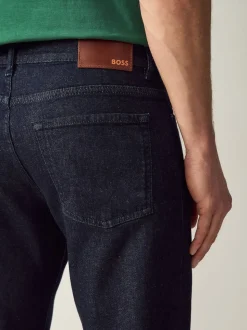 BOSS Blue Maine Relaxed Fit Stretch Jeans