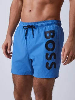 BOSS Blue Octopus Logo Swim Shorts