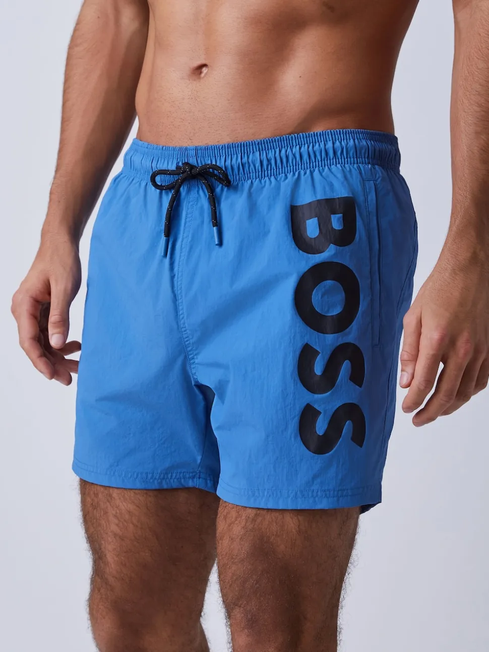 BOSS Blue Octopus Logo Swim Shorts