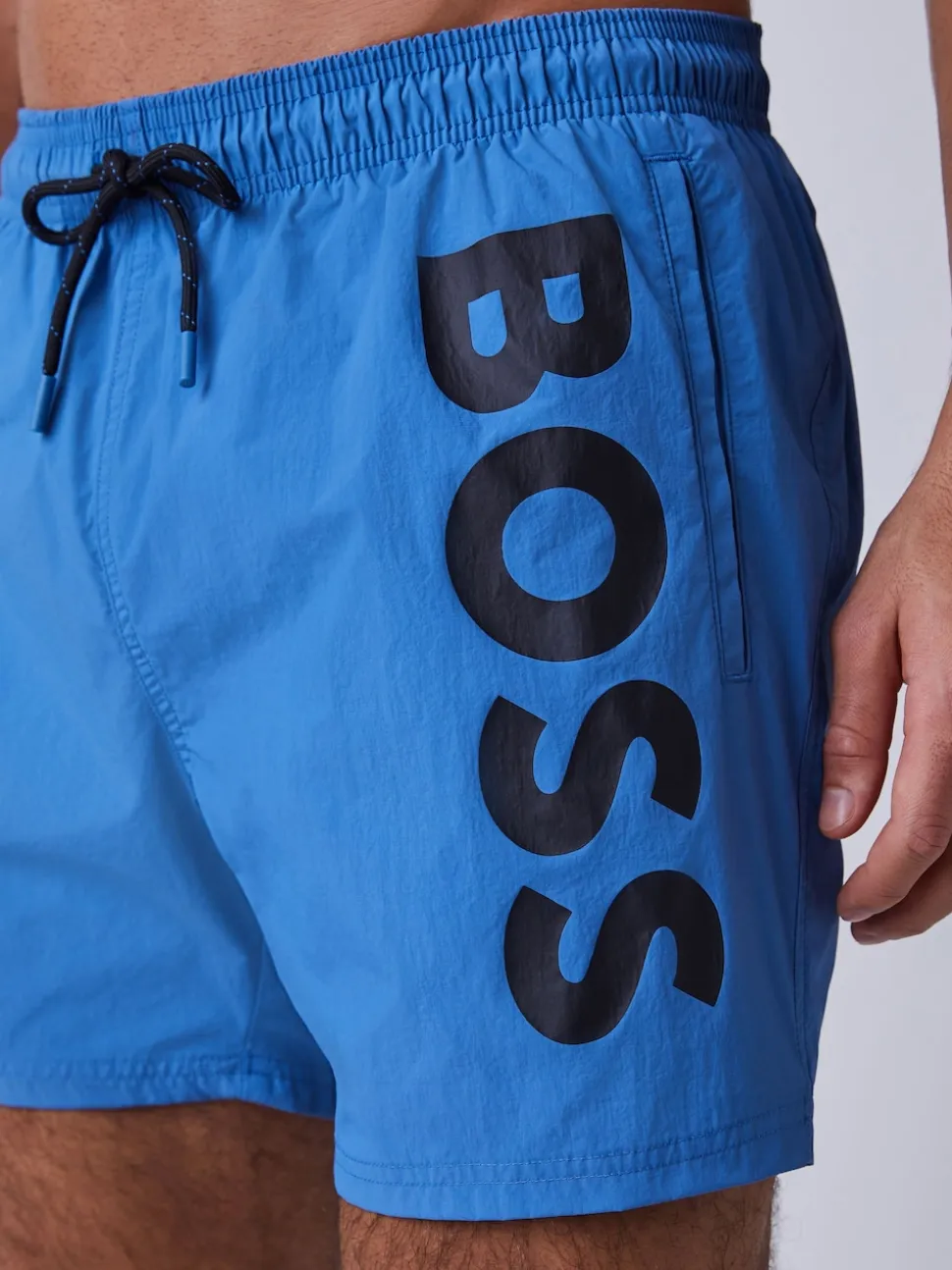 BOSS Blue Octopus Logo Swim Shorts