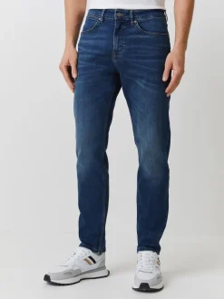 BOSS Blue Onyx Tapered-Fit Denim Jeans