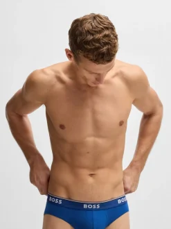 BOSS Blue Power Stretch Cotton 3 Pack Briefs