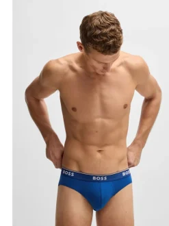 BOSS Blue Power Stretch Cotton 3 Pack Briefs