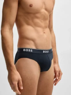 BOSS Blue Power Stretch Cotton 3 Pack Briefs