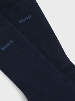 BOSS Blue Regular Length Socks 2 Pack