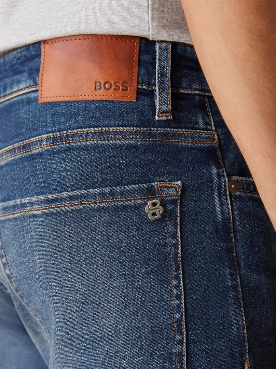 BOSS Blue Re.Maine Regular-Fit Stretch Denim Jeans