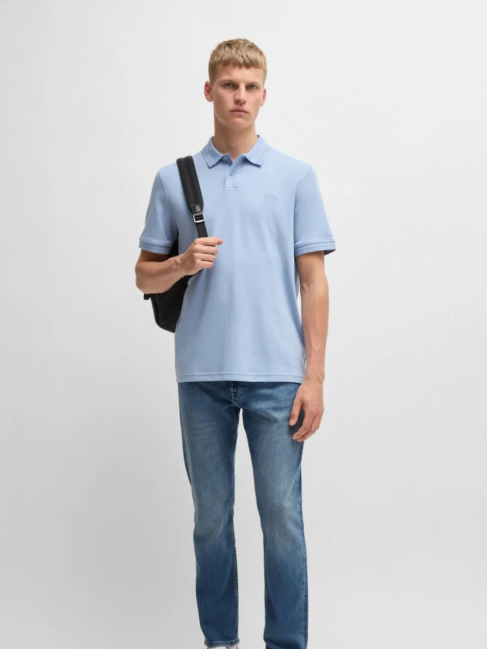 BOSS Blue Slim Fit Delaware Stretch Jeans