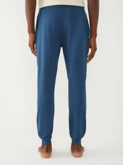 BOSS Blue Stretch Cotton Tracksuit Bottoms