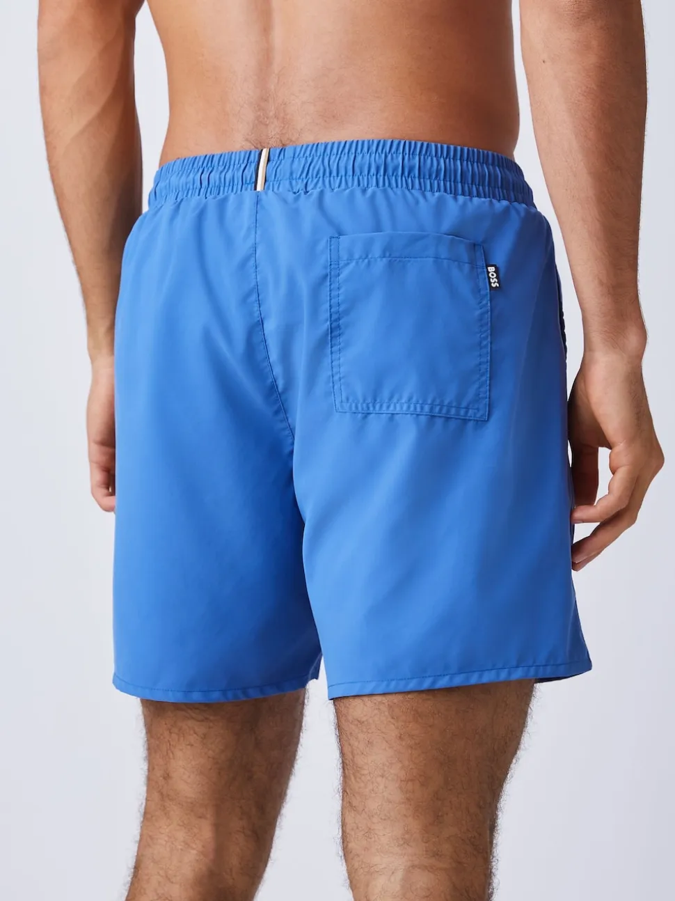 BOSS Blue Swordfish Logo Swim Shorts