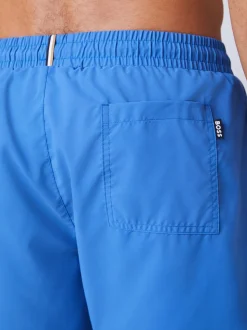 BOSS Blue Swordfish Logo Swim Shorts