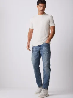 BOSS Blue Troy Straight Leg Denim Jeans