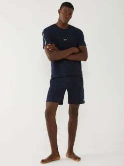 BOSS Blue Unique Logo Shorts