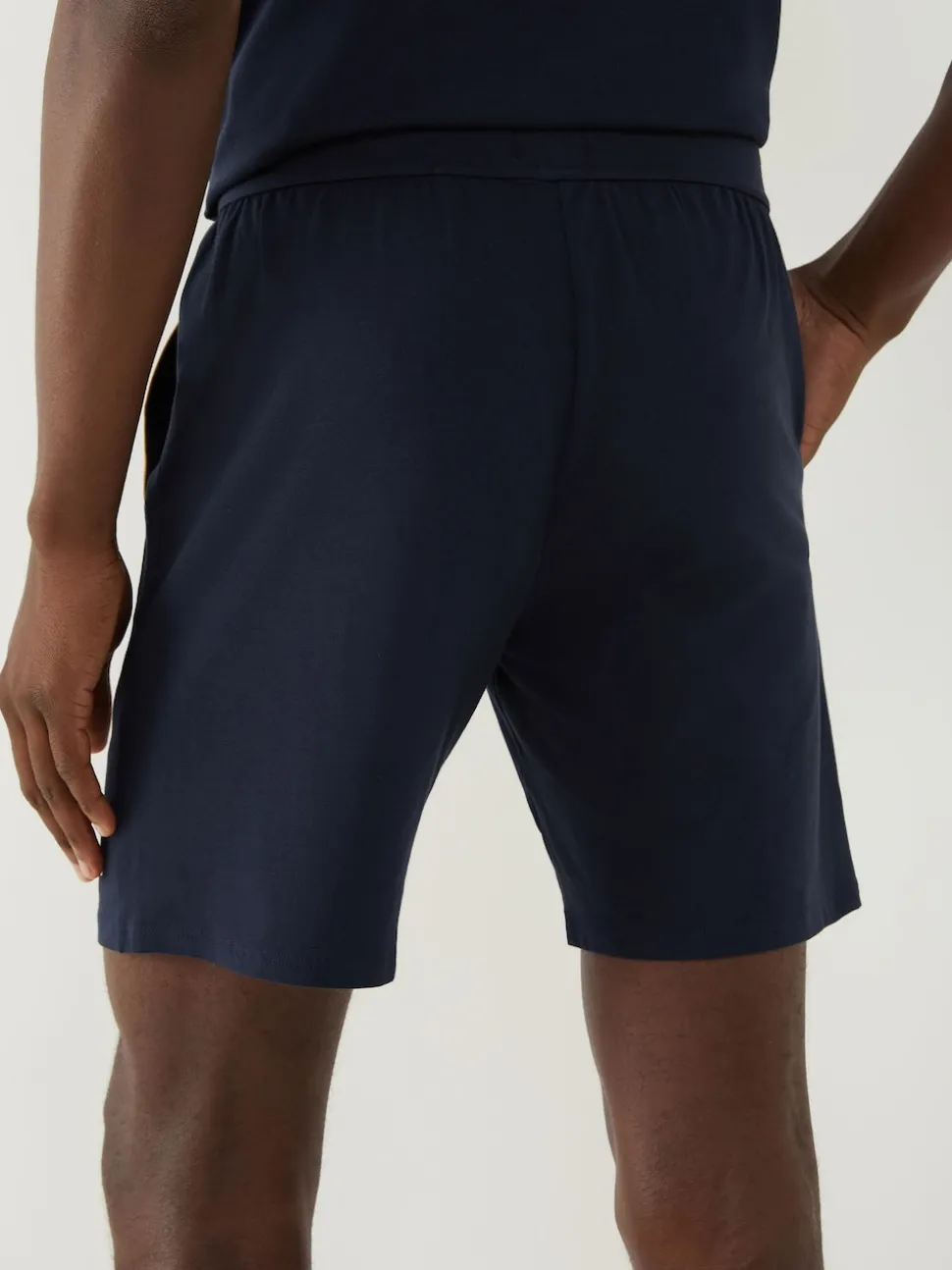 BOSS Blue Unique Logo Shorts