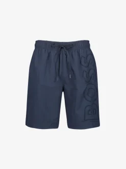 BOSS Blue Whale Logo Lined Swim Shorts