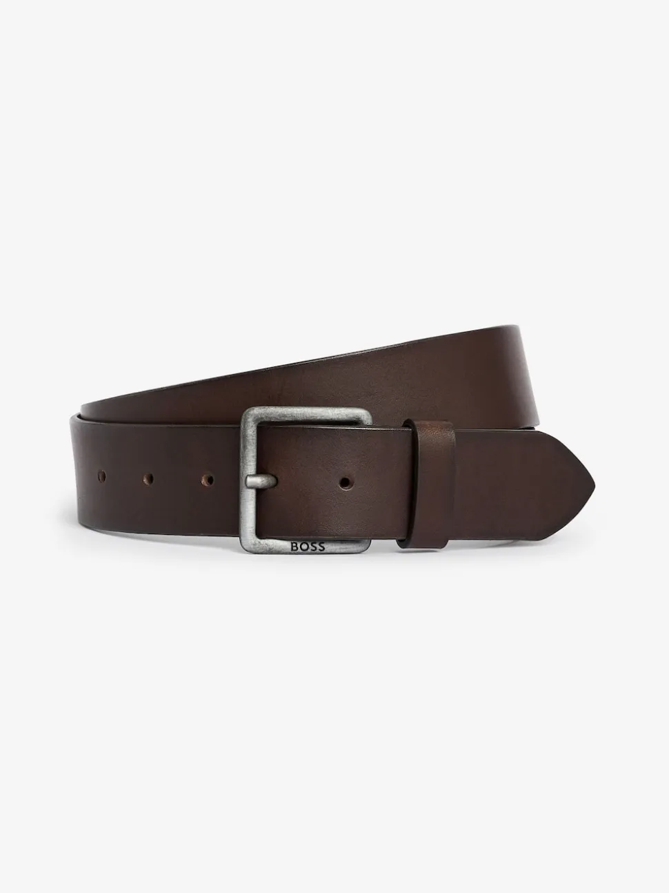 BOSS Brown Baxton Leather Belt
