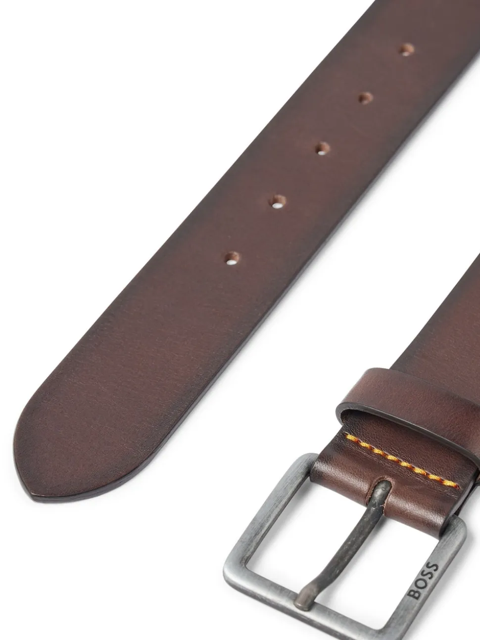 BOSS Brown Baxton Leather Belt