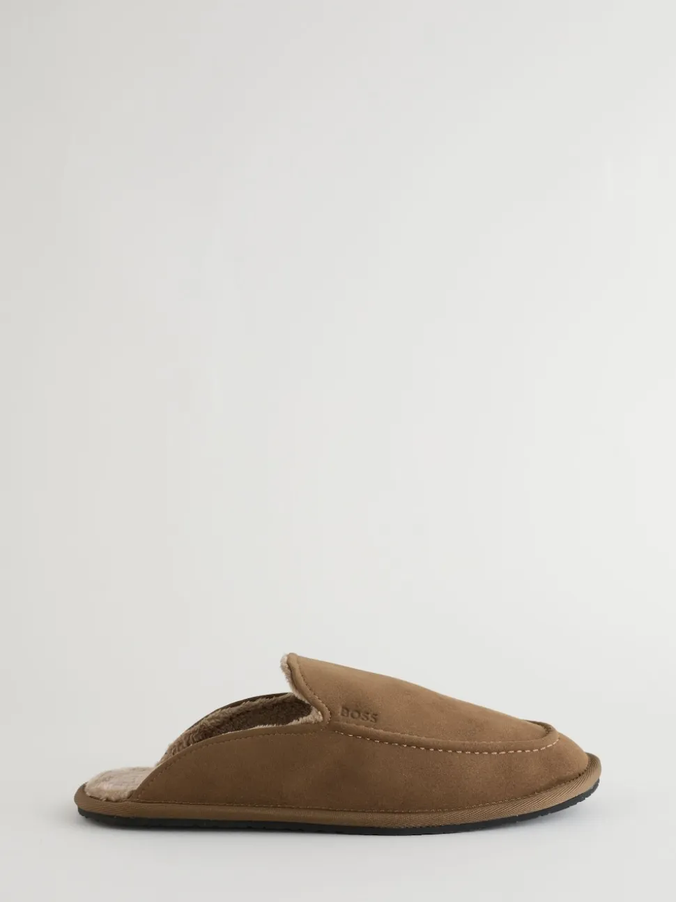 BOSS Brown Lined Mules