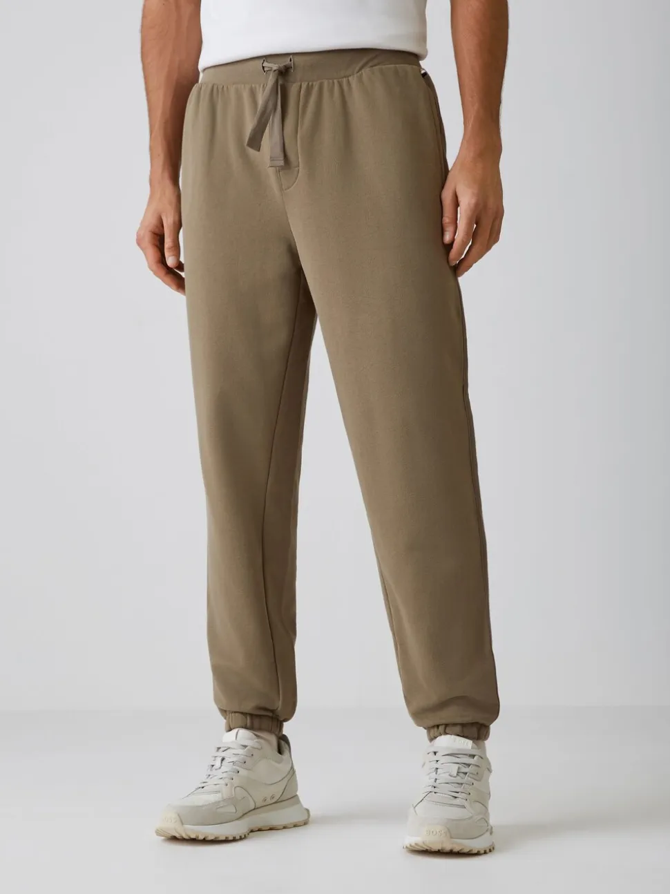 BOSS Brown Logo Joggers