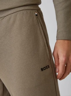BOSS Brown Waffle Joggers
