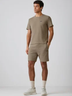 BOSS Brown Waffle Shorts