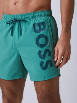 BOSS Green Octopus Logo Swim Shorts
