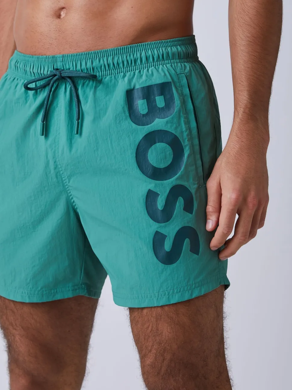 BOSS Green Octopus Logo Swim Shorts