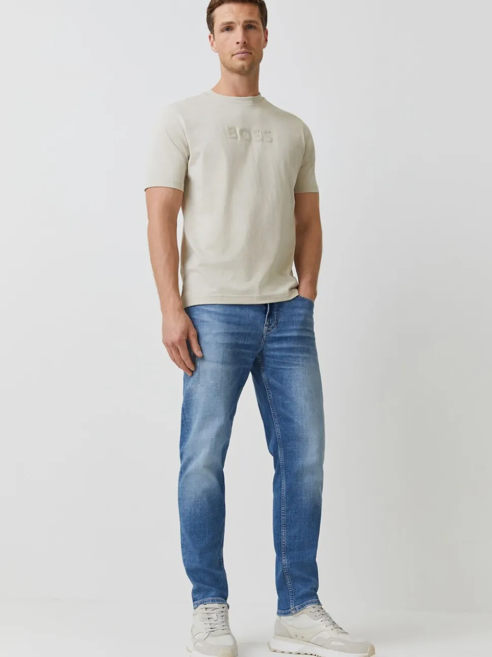 BOSS Green Re.Maine Regular-Fit Stretch Denim Jeans