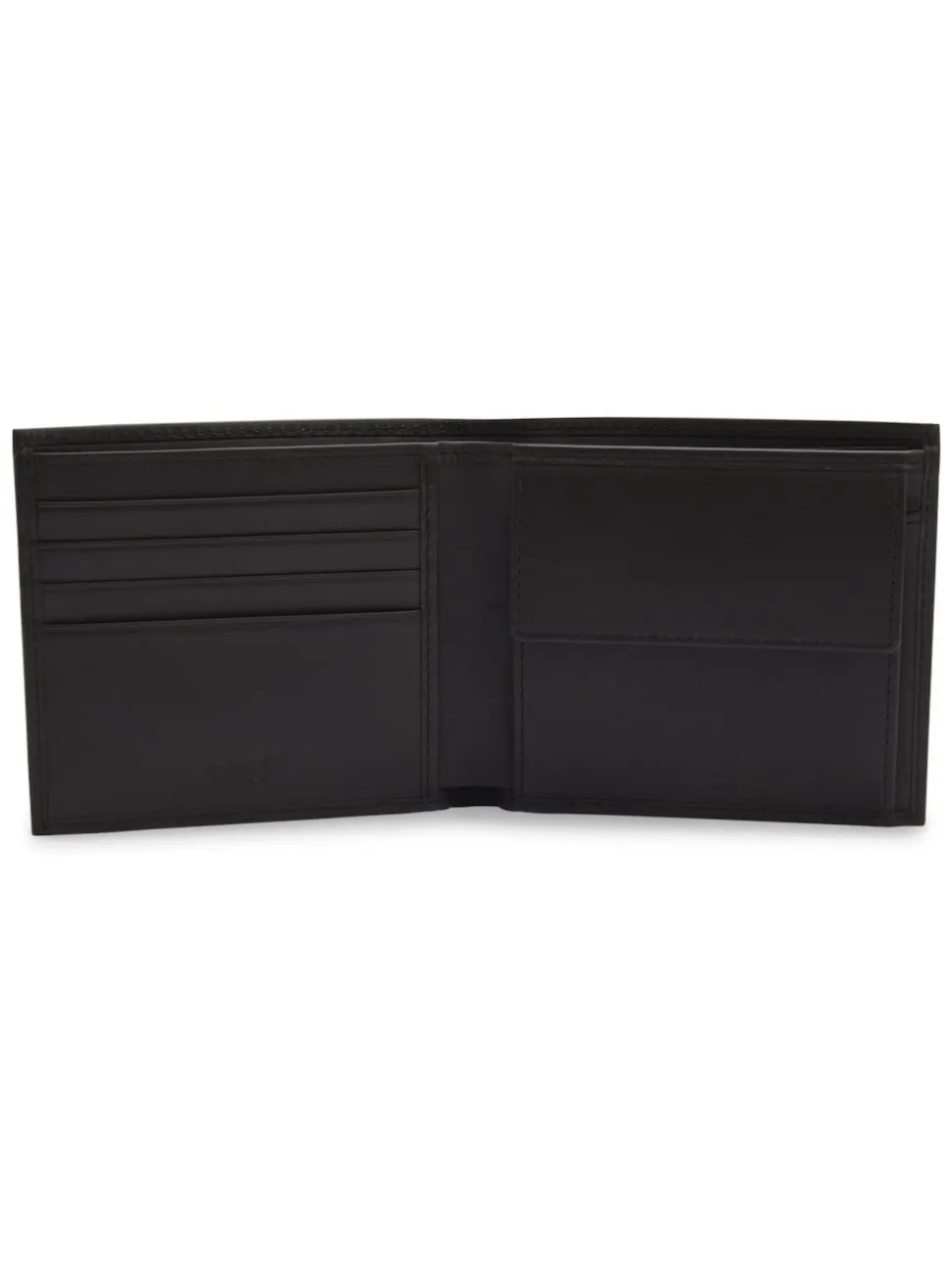 BOSS Grey Randy Signature Logo Billfold Wallet