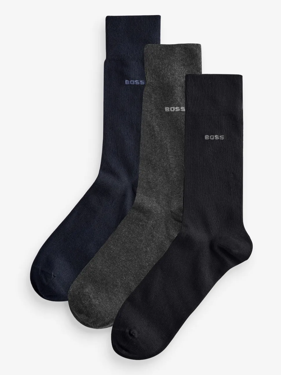 BOSS Nude Logo Socks 3 pack