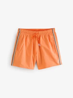 BOSS Orange Iconic Side Stripe Logo Swim Shorts